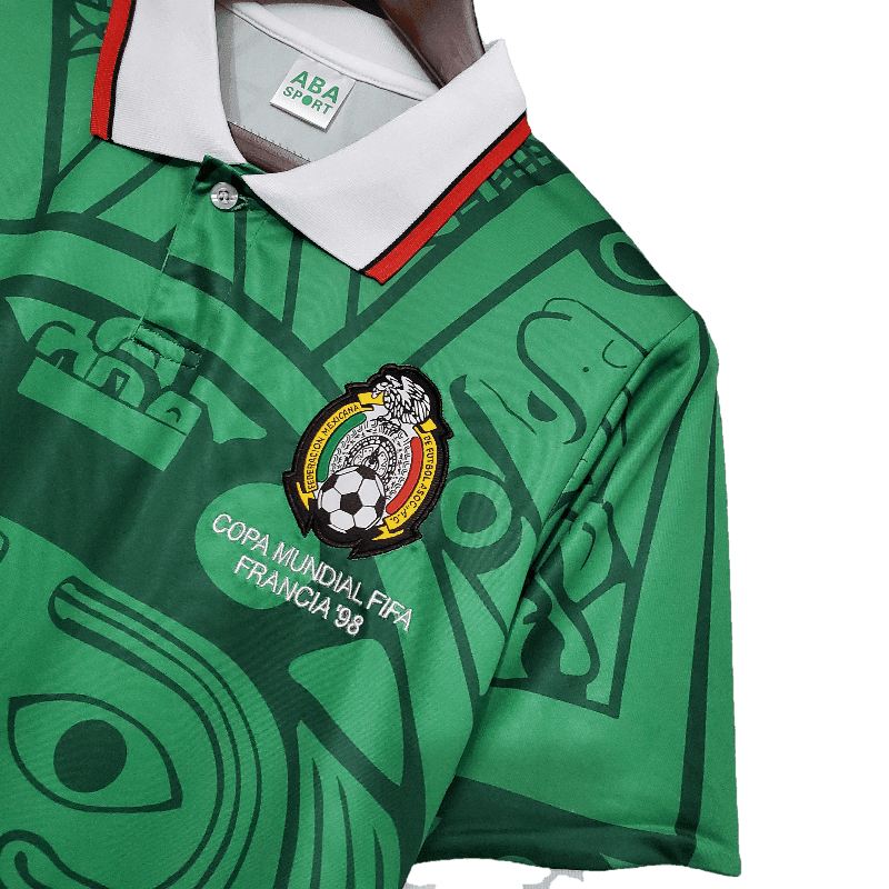 Mexico Retro 1998 Home - JERSEYS4ALL