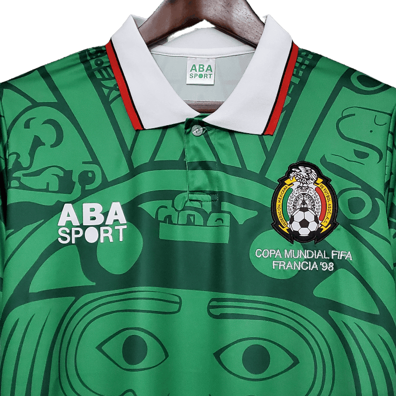 Mexico Retro 1998 Home - JERSEYS4ALL