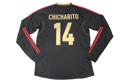 Mexico Retro 2011 Long Sleeve Away - JERSEYS4ALL