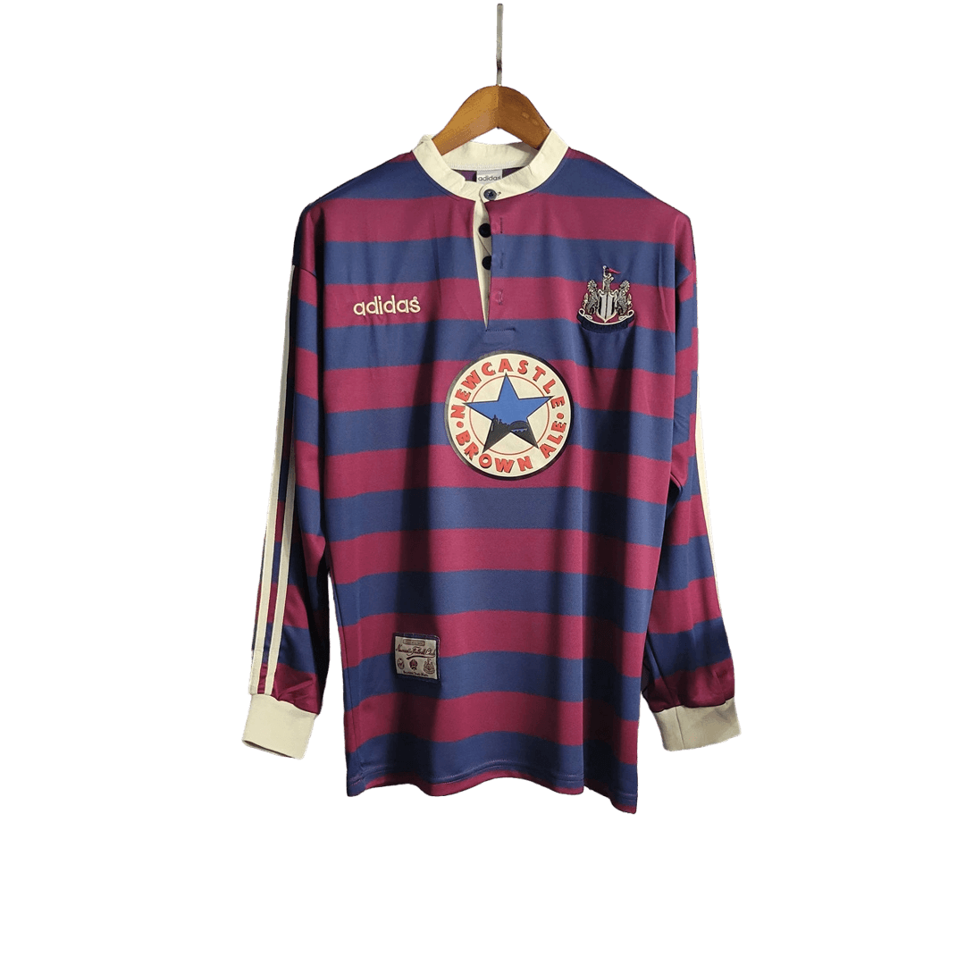 Newcastle 95/96 Long Sleeve Away - JERSEYS4ALL