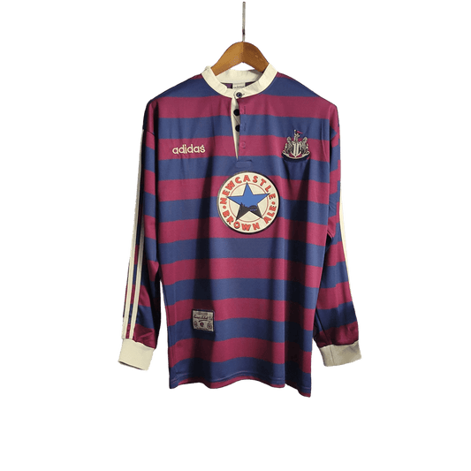 Newcastle 95/96 Long Sleeve Away - JERSEYS4ALL