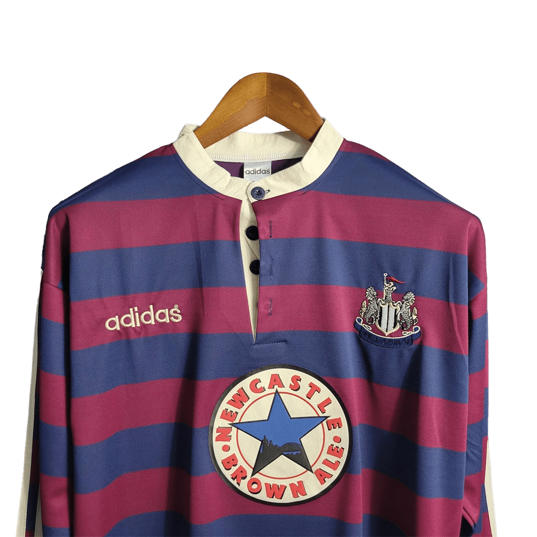 Newcastle 95/96 Long Sleeve Away - JERSEYS4ALL