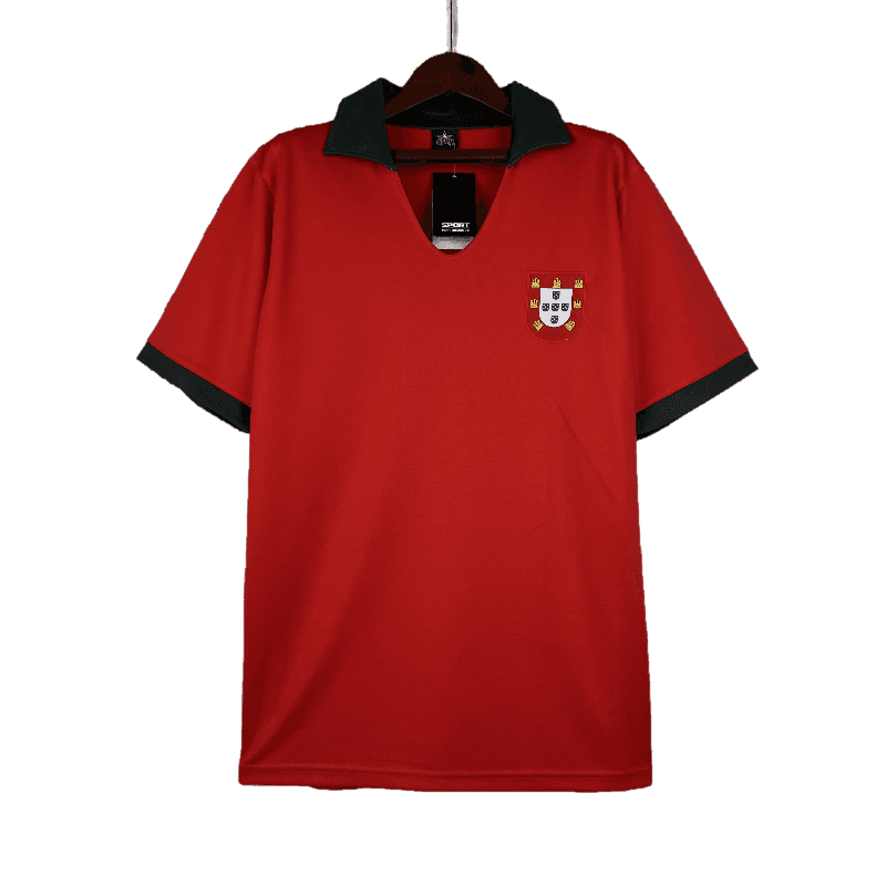 Portugal Retro 1972 Home - JERSEYS4ALL