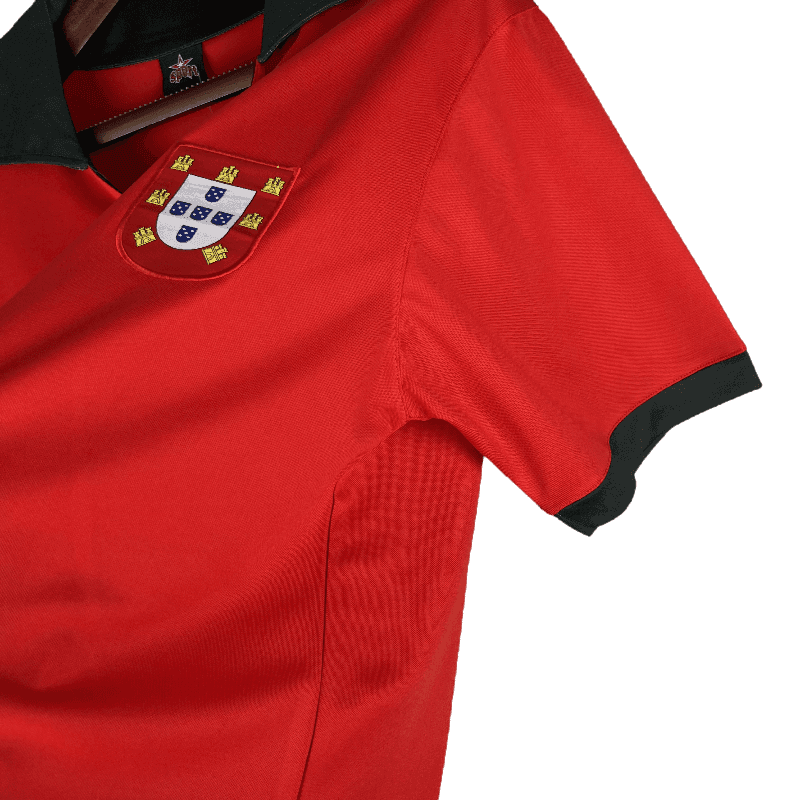 Portugal Retro 1972 Home - JERSEYS4ALL