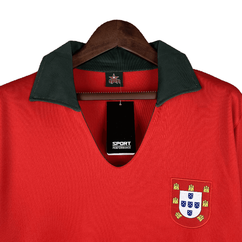 Portugal Retro 1972 Home - JERSEYS4ALL