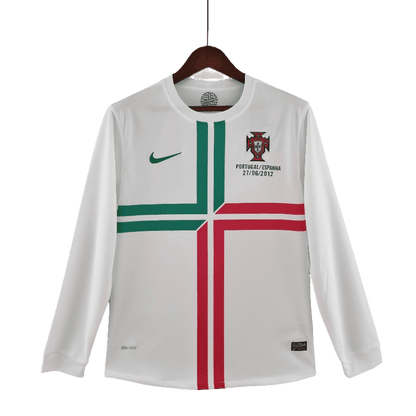 Portugal Retro 2012 Long Sleeve Away - JERSEYS4ALL