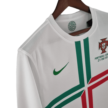 Portugal Retro 2012 Long Sleeve Away - JERSEYS4ALL