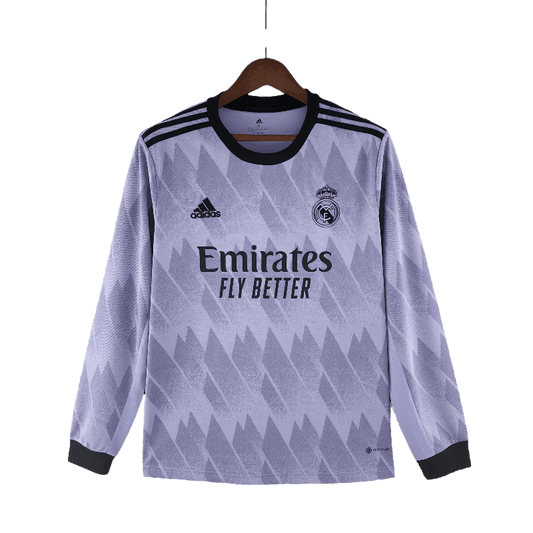 Real Madrid 2022/23 Long Sleeve Away - JERSEYS4ALL