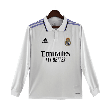 Real Madrid 2022/23 Long Sleeve Home - JERSEYS4ALL