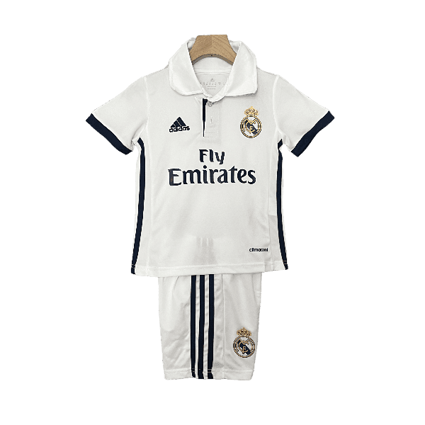 Real Madrid Retro 16-17 Kids Home - JERSEYS4ALL