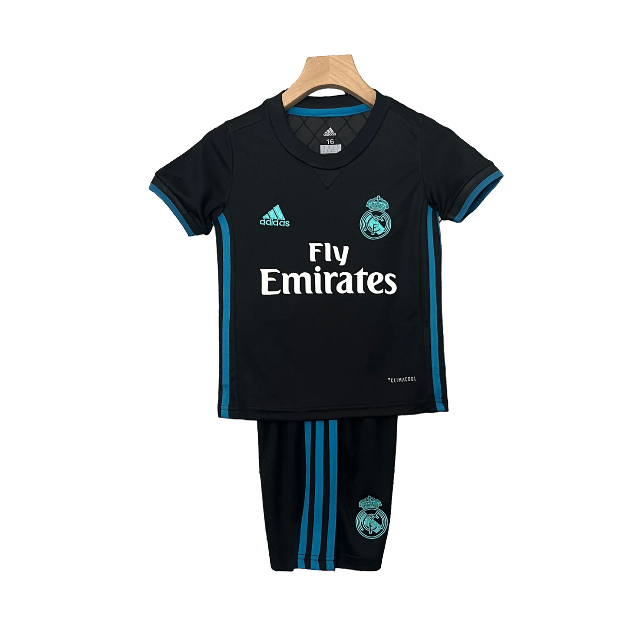 Real Madrid Retro 17-18 Kids Away - JERSEYS4ALL