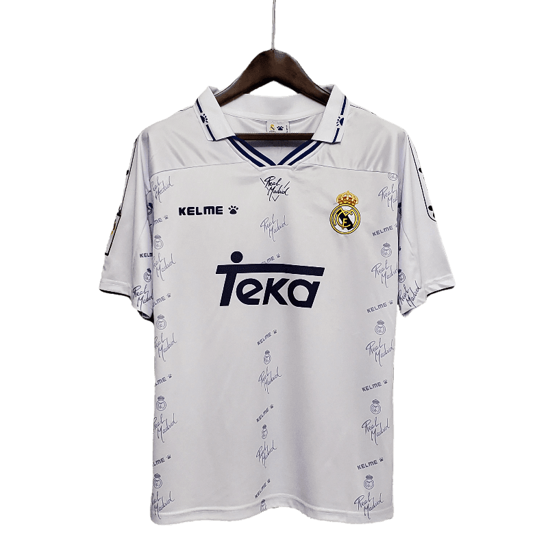 Real Madrid Retro 1994/96 Home - JERSEYS4ALL