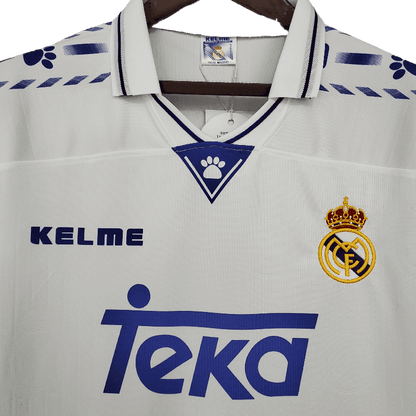 Real Madrid Retro 1996/97 Home - JERSEYS4ALL