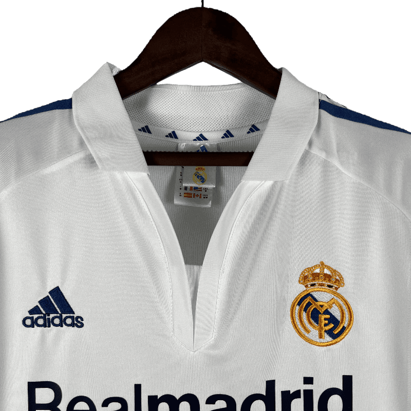 Real Madrid Retro 2001/02 Home - JERSEYS4ALL