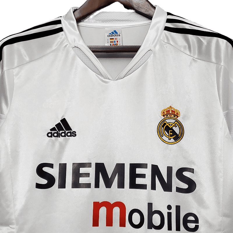 Real Madrid Retro 2004/05 Home - JERSEYS4ALL