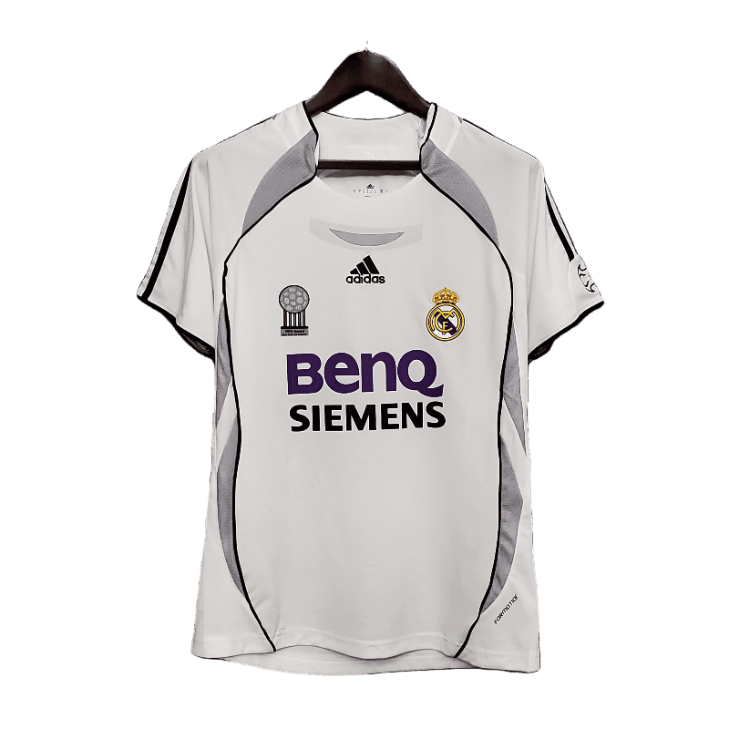 Real Madrid Retro 2006/07 Home - JERSEYS4ALL