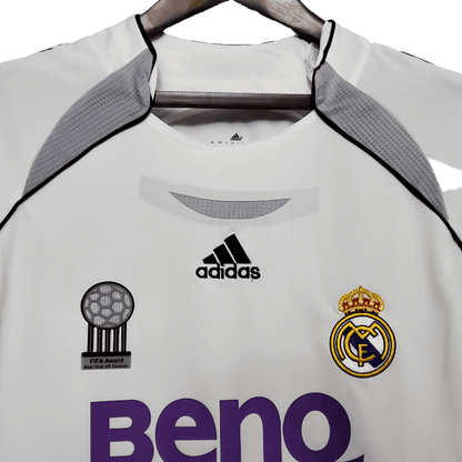 Real Madrid Retro 2006/07 Home - JERSEYS4ALL