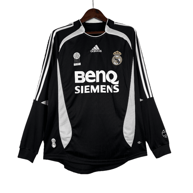 Real Madrid Retro 2006/07 Long Sleeve Third Away - JERSEYS4ALL