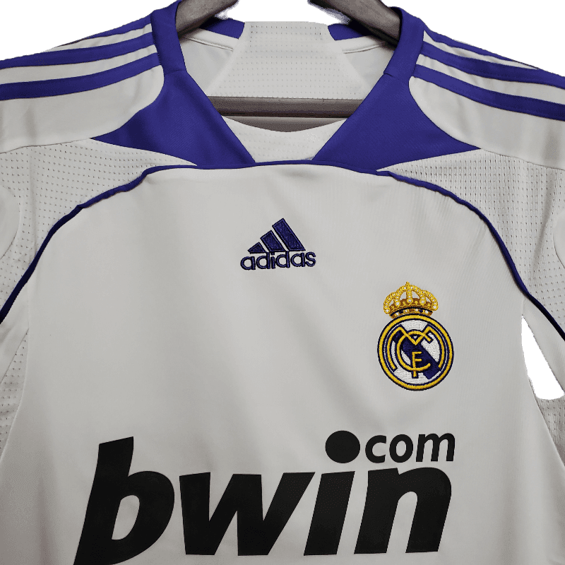 Real Madrid Retro 2007/08 Home - JERSEYS4ALL