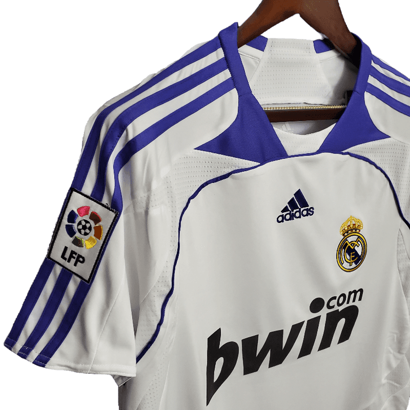 Real Madrid Retro 2007/08 Home - JERSEYS4ALL