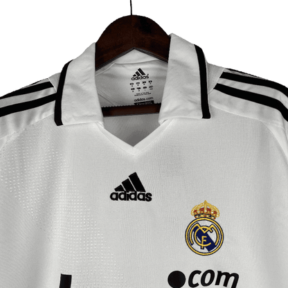 Real Madrid Retro 2008/09 Home - JERSEYS4ALL