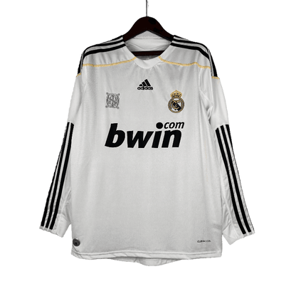 Real Madrid Retro 2009/10 Long Sleeve Home - JERSEYS4ALL