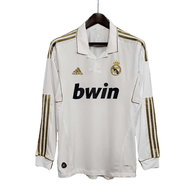 Real Madrid Retro 2011/12 Long Sleeve Home - JERSEYS4ALL