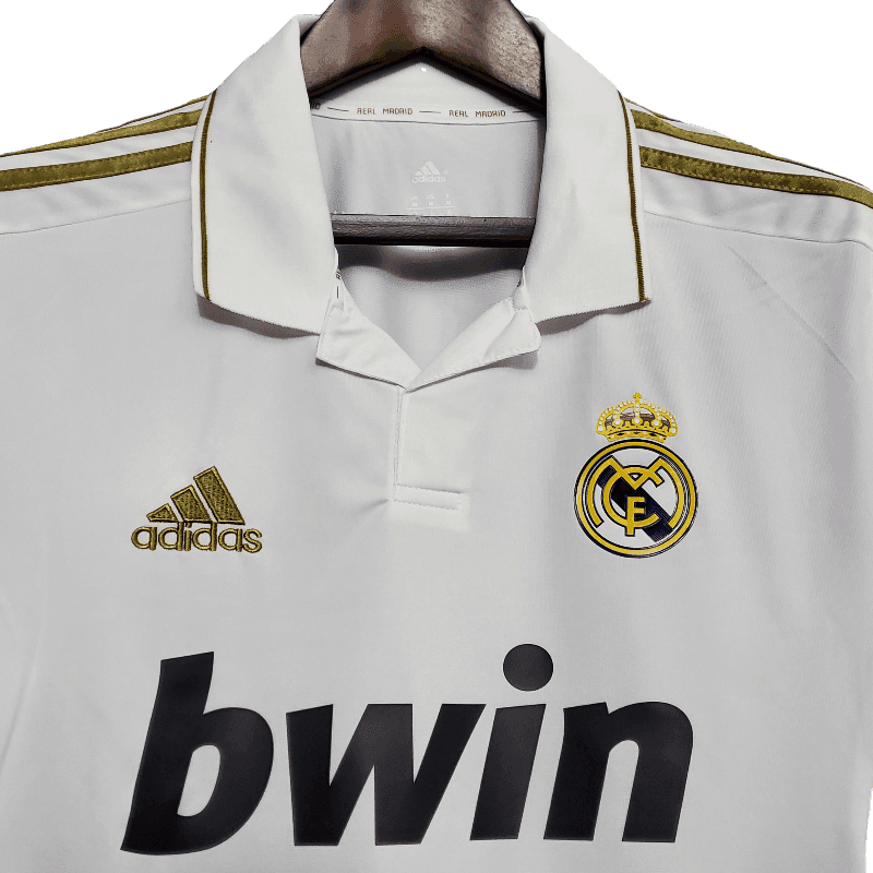 Real Madrid Retro 2011/12 Long Sleeve Home - JERSEYS4ALL