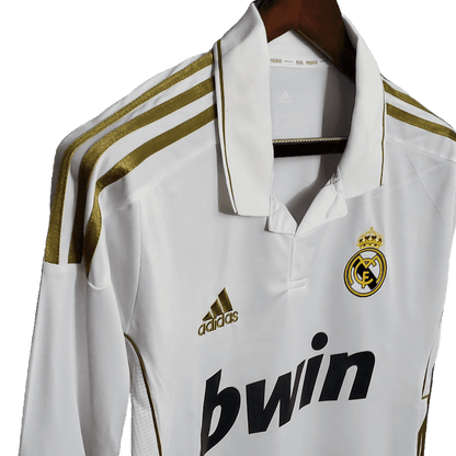 Real Madrid Retro 2011/12 Long Sleeve Home - JERSEYS4ALL