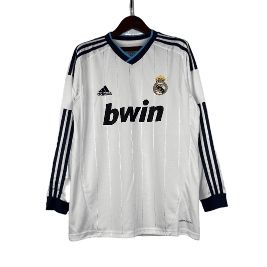 Real Madrid Retro 2012/13 Long Sleeve Home - JERSEYS4ALL