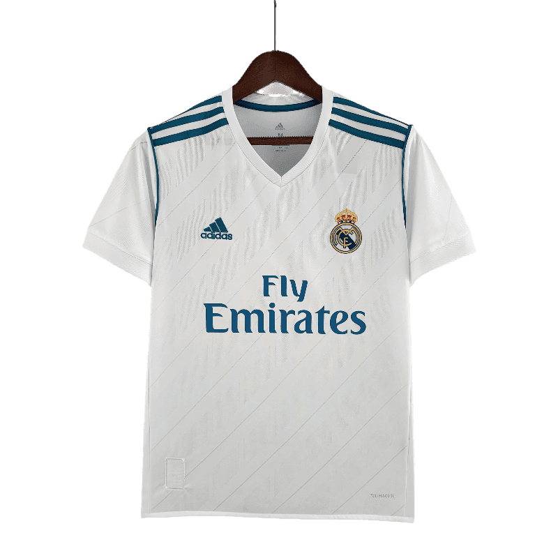 Real Madrid Retro 2017/18 Home - JERSEYS4ALL