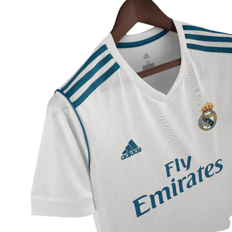 Real Madrid Retro 2017/18 Home - JERSEYS4ALL