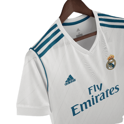 Real Madrid Retro 2017/18 Home - JERSEYS4ALL