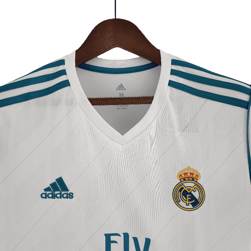 Real Madrid Retro 2017/18 Home - JERSEYS4ALL