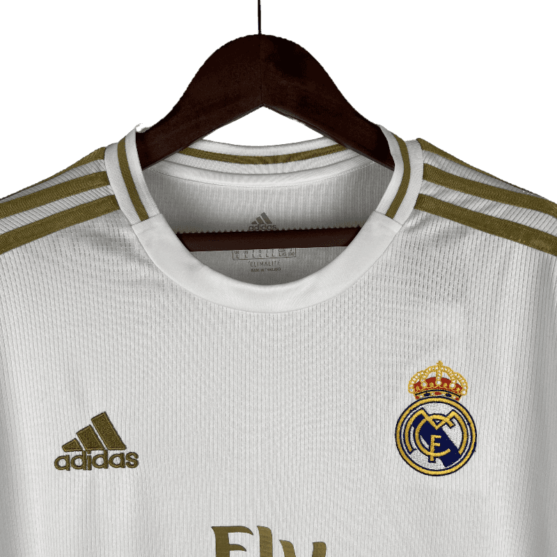 Real Madrid Retro 2019/20 Long Sleeve Home - JERSEYS4ALL