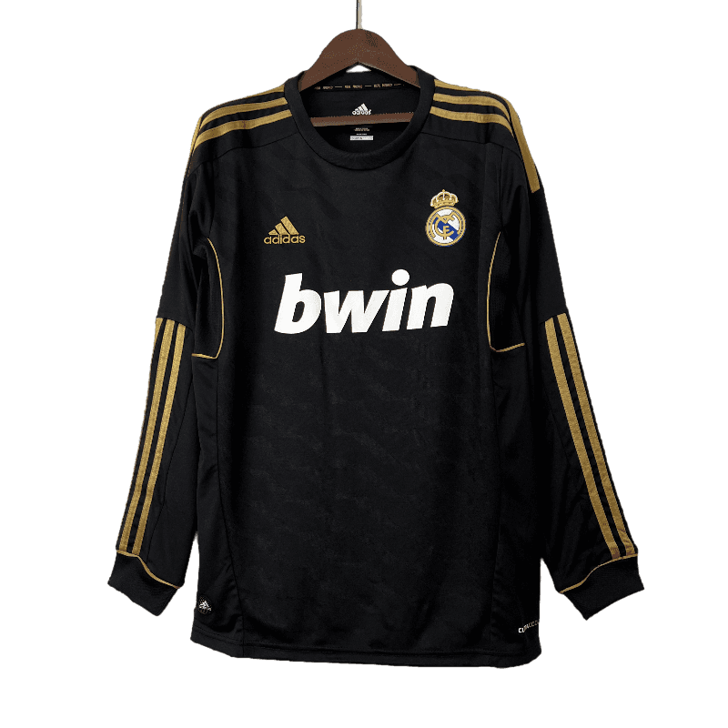 Real Madrid Retro Long Sleeve 2011/12 Away - JERSEYS4ALL