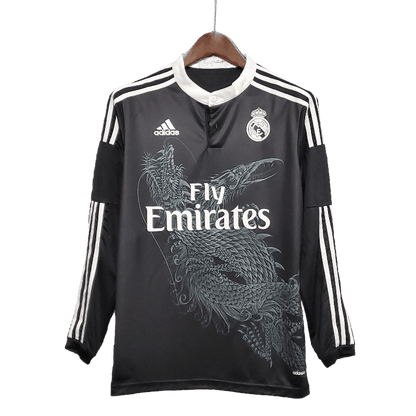 Real Madrid Retro Long Sleeve 2014/15 Third - JERSEYS4ALL