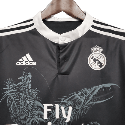 Real Madrid Retro Long Sleeve 2014/15 Third - JERSEYS4ALL