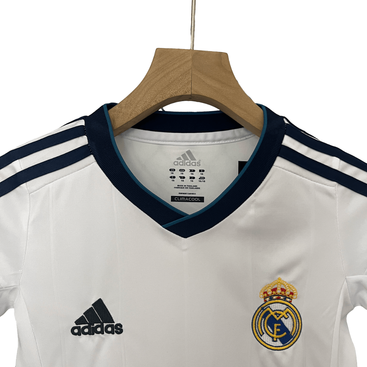 Real Madrid Retrro 12-13 Kids Home - JERSEYS4ALL