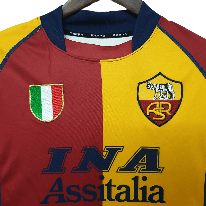 Rome Retro 2001/02 Home - JERSEYS4ALL