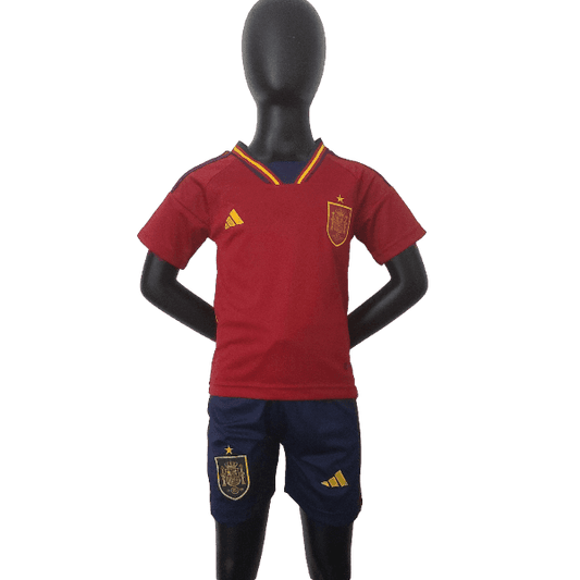 Spain 2022 Kids Home Qatar World Cup - JERSEYS4ALL