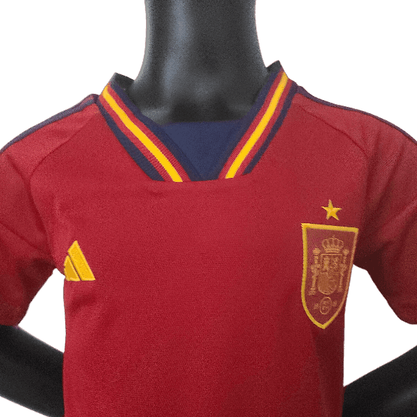 Spain 2022 Kids Home Qatar World Cup - JERSEYS4ALL