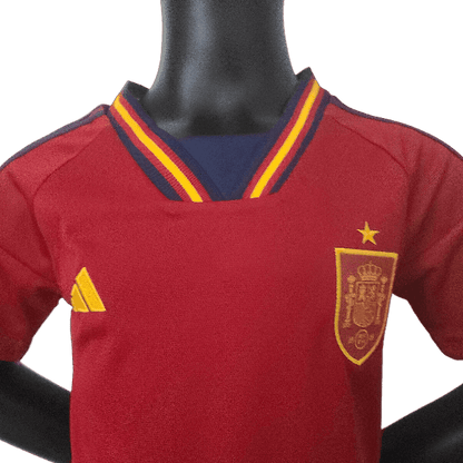 Spain 2022 Kids Home Qatar World Cup - JERSEYS4ALL