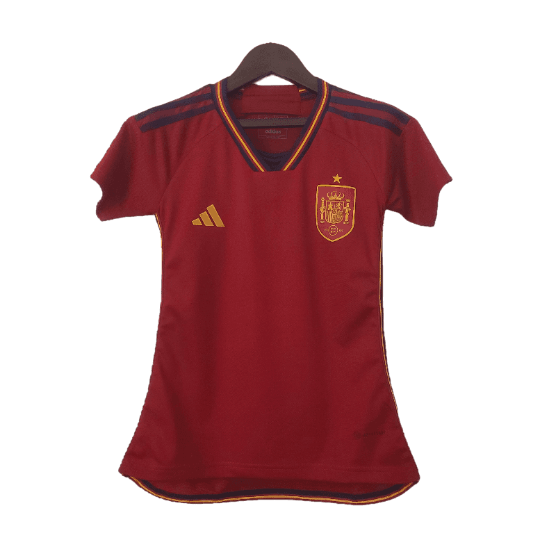 Spain 2022 Women Home Qatar World Cup - JERSEYS4ALL