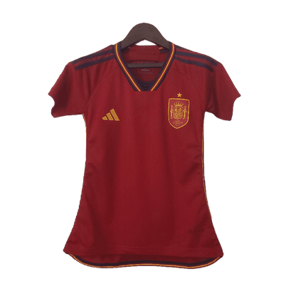 Spain 2022 Women Home Qatar World Cup - JERSEYS4ALL