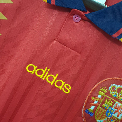 Spain Retro Shirt 1994 Home - JERSEYS4ALL